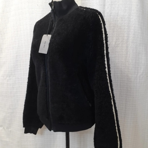 Miu Miu Sheep Fur Bomber Jacket - Picture 4 of 13